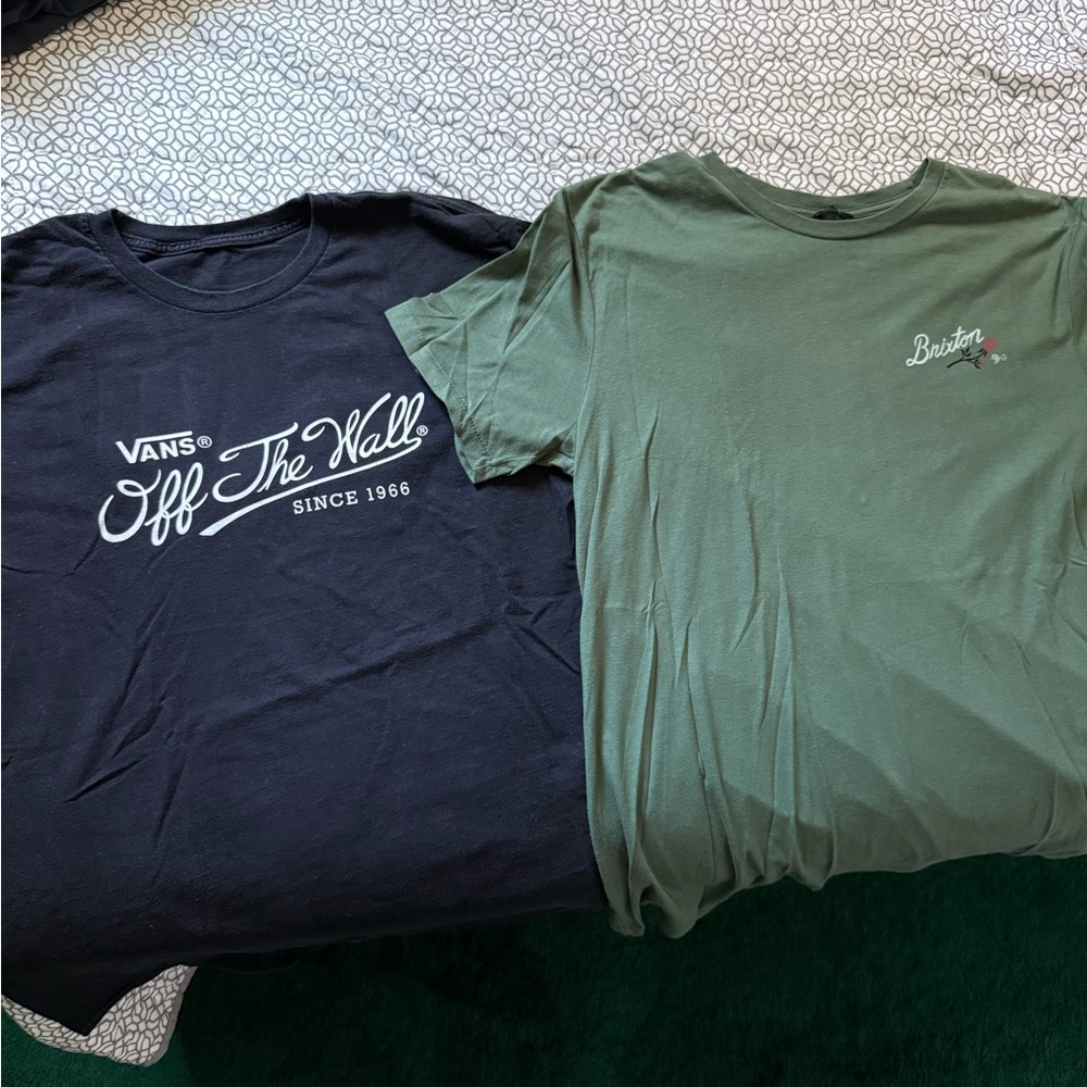 Vans Black Logo Short Sleeve Tee